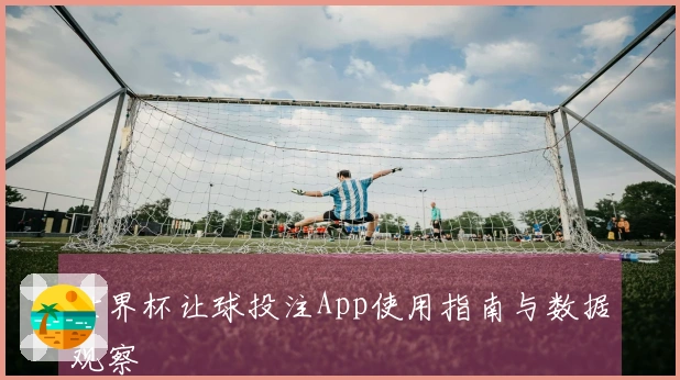 世界杯让球投注App使用指南与数据观察